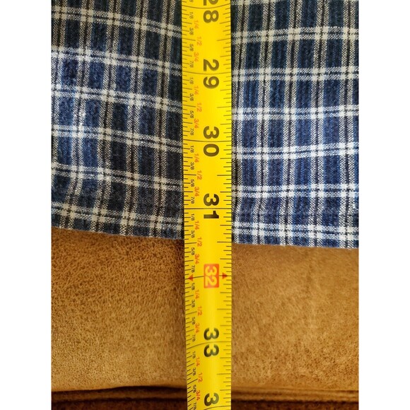 Patagonia Shirt Mens XL Blue Plaid Short Sleeve Button Up Organic Cotton Casual - Picture 6 of 7